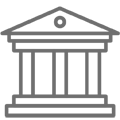 icon to represent the markets: Governments & banks